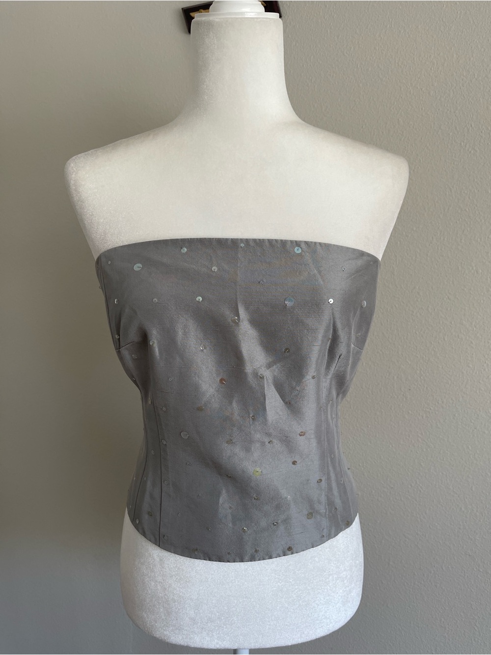 Finity Silk Silver Gray Silk Lined Garment